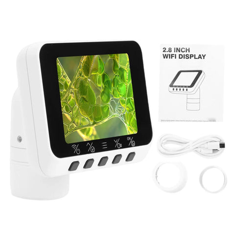 WiFi Telescope Electronic Eyepiece With 2.8 Inch Screen FHD Video And Photos Multi Zoom Astro Photography Ready Built In Display