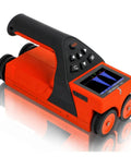 Crack The Code On Wall Structures Using This Portable Stud Finder Wall Scanner with black and orange design for detecting wiring.