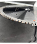 Industrial Grade Top Tier Tungsten Carbide Tct Circular Saw Blade 12 Inch 96 Tooth polished edge detail for woodcutting use.