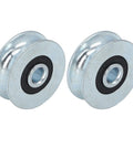 Heavy Duty Pulley Wheel 40Mm Outer Diameter 8Mm Inner Diameter Alloy Steel 608ZZ Sealed Bearing Low Noise Guide Roller For Cable Machines Gym Equipment DIY Pulley System Two Pack