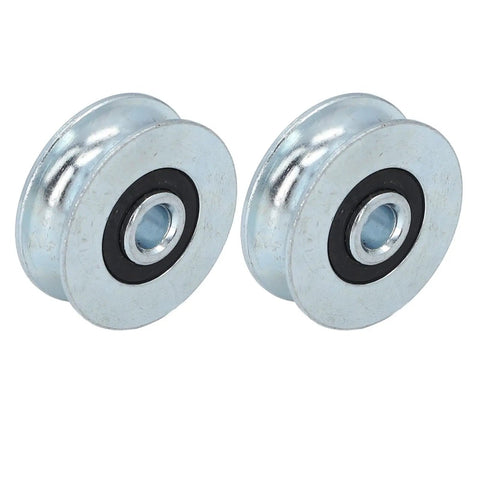 Heavy Duty Pulley Wheel 40Mm Outer Diameter 8Mm Inner Diameter Alloy Steel 608ZZ Sealed Bearing Low Noise Guide Roller For Cable Machines Gym Equipment DIY Pulley System Two Pack