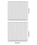 Premium Stainless Steel Diamond Painting Rulers Straighten Up Your Craft Lines So They Hit Perfect Every Time templates set 3.9in by 10cm for diamond art