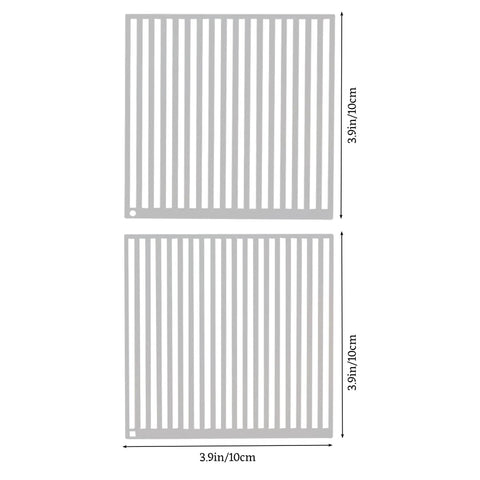 Premium Stainless Steel Diamond Painting Rulers Straighten Up Your Craft Lines So They Hit Perfect Every Time templates set 3.9in by 10cm for diamond art