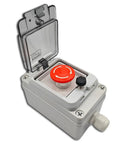 Heavy Duty Emergency Stop Button Box 660V 10A Machines Waterproof Outdoor IP67 Emergency Shutdown Switch