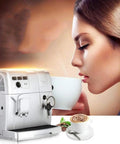 One Touch Fully Automatic Espresso Machine With Built In Milk Frother And Grinder High Pressure Pump Freshly Ground Coffee