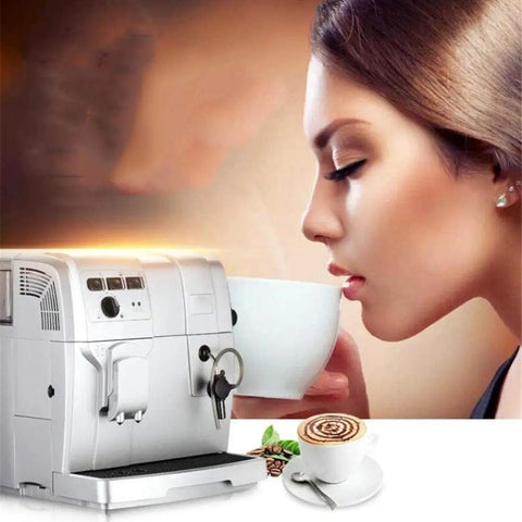 One Touch Fully Automatic Espresso Machine With Built In Milk Frother And Grinder High Pressure Pump Freshly Ground Coffee