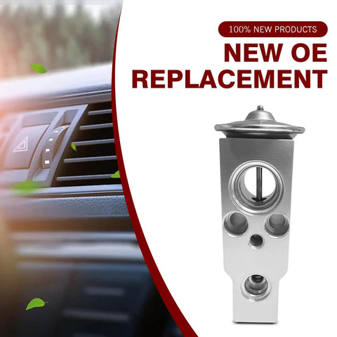 Auto AC Expansion Valve Replacement For Most Cars, Compact High Hardness Metal Valve For Cold Air System