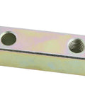Small Block Chevy Head Stud Remover And Tap Alignment Tool For Sbc V8 Engines, durable steel block with threaded holes for alignment.