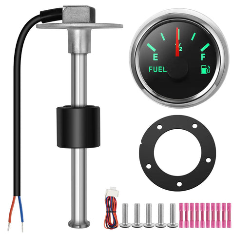 Stainless Steel Fuel Sender Unit With Water Level Sensor And Gas Gauge For Boat Car Truck RV 4 Inch 100mm High Precision Fuel Tank Sender