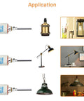 Durable E26 And E27 Ceramic Light Socket Set With 12 Inch Wire Lead Porcelain Lampholder applications and uses