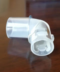 Replacement Mirage FX Elbow Connector Kit For Lightweight Nasal Masks, Durable Plastic, 2 Pack translucent elbow connector