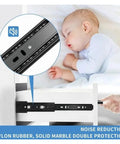 Side Mount Ball Bearing Drawer Slides For Full Extension 1 Pair Smooth Silent Glide with sleeping baby and noise reduction