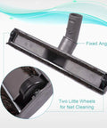 Hardwood Floor Attachment With FlatOut Head And Converter Adapter For Dyson Cordless Sticks Fits V7 V8 V10 V11, bottom view