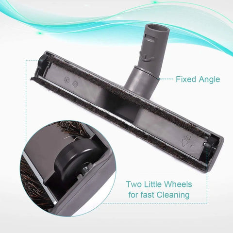 Hardwood Floor Attachment With FlatOut Head And Converter Adapter For Dyson Cordless Sticks Fits V7 V8 V10 V11, bottom view