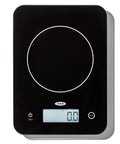 Everyday Glass Kitchen Scale For Meal Prep, Digital Food Scale With 11lb/5kg Capacity, displayed on glass surface