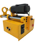 Yokoma 110V portable line boring machine with 4.92 ft drilling bar; yellow industrial bore equipment