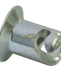 Badass Heavy Duty Steel Quarter Turn Flush Head Rivets 7 16 Inch Stem Size for Sheet Metal and Truck Panels, close-up view.