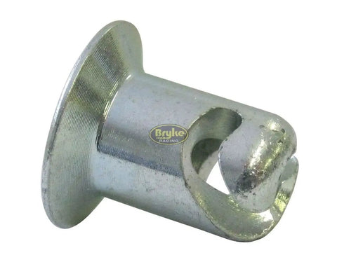 Badass Heavy Duty Steel Quarter Turn Flush Head Rivets 7 16 Inch Stem Size for Sheet Metal and Truck Panels, close-up view.