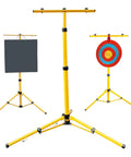 Heavy Duty Beefed Up Archery Target Stand For Backyard Practice With Compound And Recurve Bows Adjustable Height And Stable Base