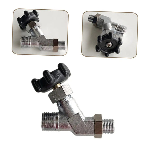 Full Drain Valve And Steam Release Valve with threaded inlet, air bleeder, shower shutoff for easy assembly and sturdy construction