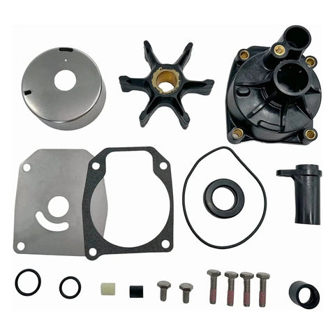 All In One Water Pump Impeller Rebuild Kit With Housing And Cup For Johnson Evinrude 60HP 65HP 70HP 75HP 3 Cylinder Outboard Motors Sierra 18 3389 Compatible