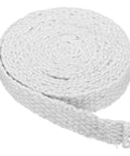 PATIKIL white ceramic fiber stove gasket rope, 1x1/8x157 in, coiled