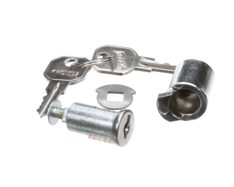 Kason Key for Model KHC102 Replacement Silver Key for Freezer Door Lock, Easy to Use, Built Tough Steel, Single Unit, USA Made, Perfect Fit, High Compatibility, Killer Value with lock cylinder and keys