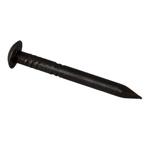 Black Copper Round Head Wood Nails Antique Copper Decorative Nails For Furniture, side view of 22mm nail