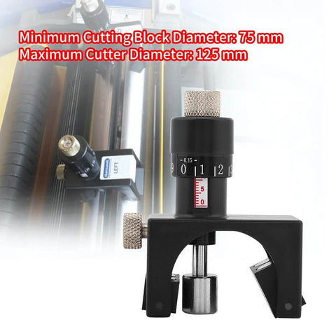 Magnetic Planer Blade Setting Jig Kit With Two Gauges And Wooden Storage Box for precise knife setup, showing detailed gauge.