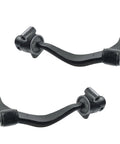 Badass Four Piece Front Suspension Kit Lower Control Arms Ball Joints And Sway Bar Links Fits 2003 To 2008 FX35 And FX45 set of two control arms with black finish