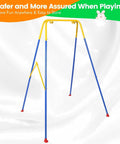 Heavy Duty Metal A Frame Swing Stand For Baby With Foldable Frame Indoor Outdoor Hammock Chair Stand Non Slip Feet Tough Build Supports Up To 165 Lbs For Busy Homes