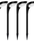 4-Pack 150 Lumen Solar Pathway Lights Waterproof Landscape Lighting For Garden Walkways Driveways Yard Decor No-Fuss Auto On At Dusk