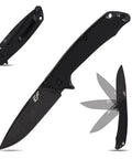 Folding Knife With D2 Blade And G10 Handle, Durable Everyday Carry Pocket Knife For Survival, Outdoor Camping, Locking Folding Knife