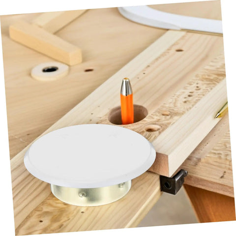 Hella Dope Decorative Fire Sprinkler Covers For Concealed Head Valves Rock Solid Metal Nozzle Caps installed on wood surface.