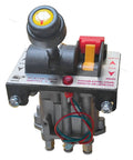 Dope Proportional Control Valve For Dump Truck Hydraulic System With Tipper PTO Switch And Warning Light, Rising And Descending Speed Control, Intermediate Stop And Slow Down Function, top view