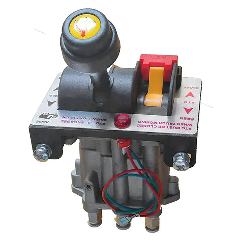 Dope Proportional Control Valve For Dump Truck Hydraulic System With Tipper PTO Switch And Warning Light, Rising And Descending Speed Control, Intermediate Stop And Slow Down Function, top view