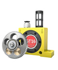 Industrial Pneumatic Vibrator With Air Turbine Hopper Flow Aid For Silos And Bins Rotary Material Discharge Booster Heavy Duty High Temp Ready Compact Silo Design GT30 GT32 GT36 Series GT16 model with gear wheel