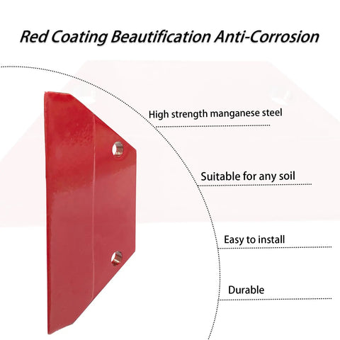 8 Inch Heavy Duty Earth Auger Blade Replacement For Earthquake Auger Built Tough As Nails With Thickened Bottom And Double Reinforcement For Maximum Durability And Long Lasting Performance