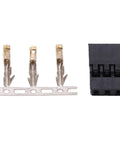 Gold Plated 11.010 Male JR Plug DIY Kit Pro Grade With ABS Shell And Brass Pin for RC