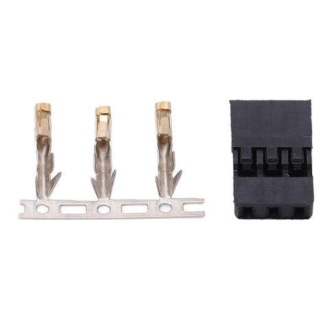 Gold Plated 11.010 Male JR Plug DIY Kit Pro Grade With ABS Shell And Brass Pin for RC