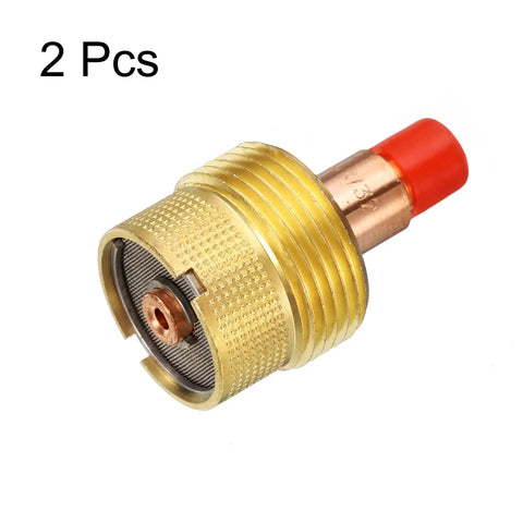 Gas Lens Collet Body 45V64S Three Thirty Second Inch TIG Torch Consumables Kit for WP 17 18 26 Series, copper construction