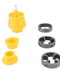 Heavy Duty Pvc Pipe Threader For Water Pipes Cut Smooth Burrs On 1 Inch And 3/4 Inch Pvc With Premium Nylon Metal Construction durable threading accessories