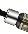 Close-up of applicator tip and bottle of Glass Repair Liquid Bonder 5ml Quick Dry Crack Fix Sealant for car windshield and home glass.