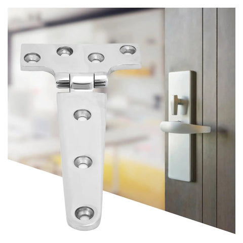 Heavy Duty Sealed Bearing Gate Hinges Stainless Steel Thickened Butt T Type for left or right doors, close-up view