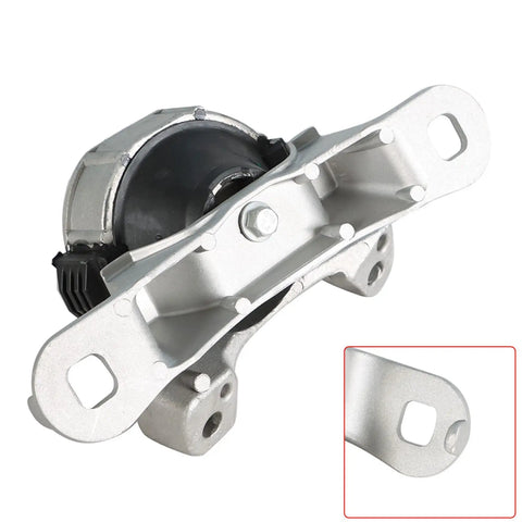 Kick Those Bad Vibrations Premium Heavy Duty Front Right Lower Engine Motor Mount Direct Replacement For Volvo C30 C70 S40 V50 showing metal bracket and rubber mount.
