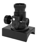 Reflector Telescope Focuser For 1.25 Inch Eyepiece With Adjustable Focus Tension And Locking Knob, black metal design