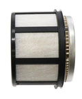 Side view of Ford Fuel Filter FD 4596 Direct Fit Replacement For 1999 2003 Ford E Series E 350 And F Series Trucks