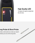 Ultrasonic Leak Detector And Industrial Stethoscope for Engines Bearings Valves Pumps and Pipes with LED signal and probes