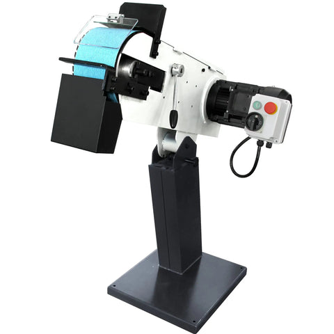 Pro Grade Industrial Belt Grinder Built Tough Shop Workhorse Featuring A Wide 6 X 79 Inch Belt And Dual Speed Control for sanding and finishing.