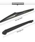 Mazda CX5 Rear Wiper Arm And Blade Set Replacement 2013 To 2025 Back Window Cleaner With Durable Rubber Blade OEM Style Easy Install